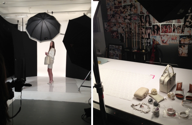 A look at the white outfit in action and setting up the white still life